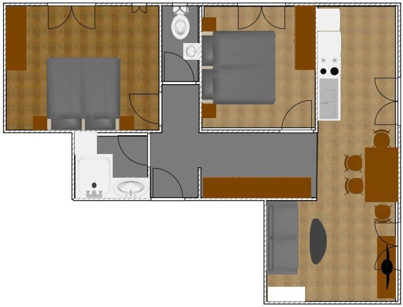 Apartments Haus Schoen - Preise Inclusive Pitztal Sommer Card Jerzens Ruang foto